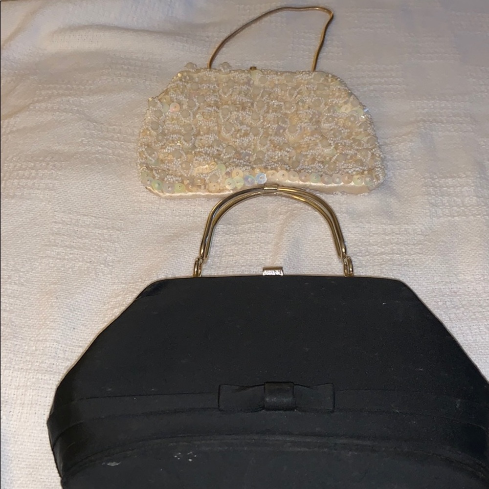 (2) Vintage Evening Bags/Clutch/Wristlets